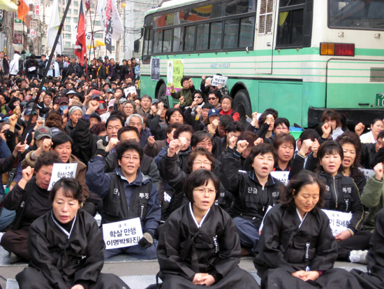 21일 용산범국민추모대회